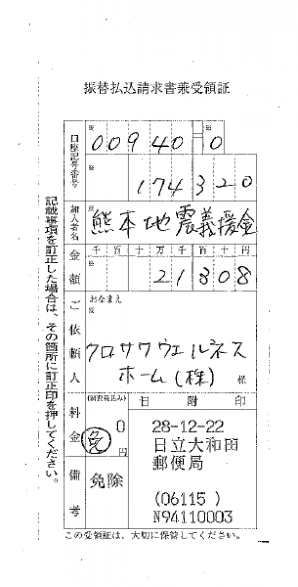 熊本地震義援金